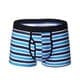 Wholesale men Striped boxer briefs Spandex/Cotton men's boxers and Brief