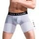 Men's Long length Fashion Tight Boxer Briefs Sports Quick-Drying Running Shorts Men's Fitness Underwear