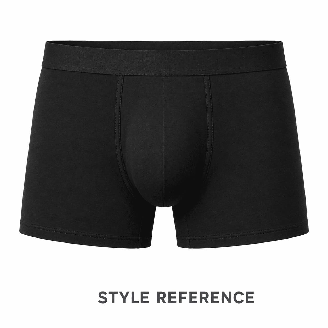 Custom logo Elastic Waistband RTS Bulge Pouch Basic Male men's boxers Briefs Underwear Men Big Size — Style reference