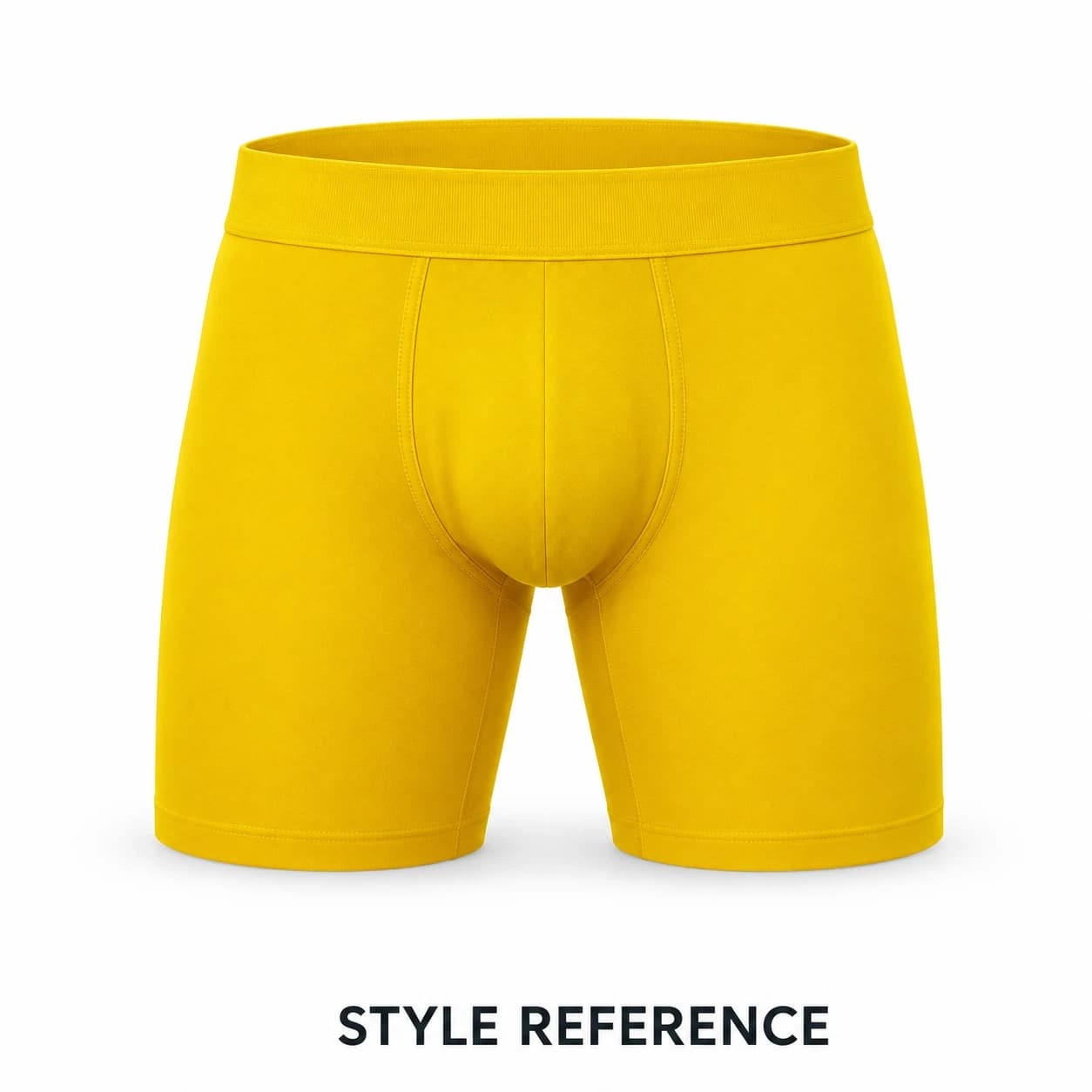 Men's Boxer Briefs XL Size Soft Underwear Open Fly Long Legs Seamless Print Design Logo Wai… — Style reference