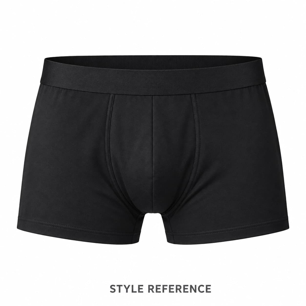 Soft Comfortable Solid Color men's boxers Underwear Men Pouch Boxer Briefs Long Boxer Briefs — Style reference