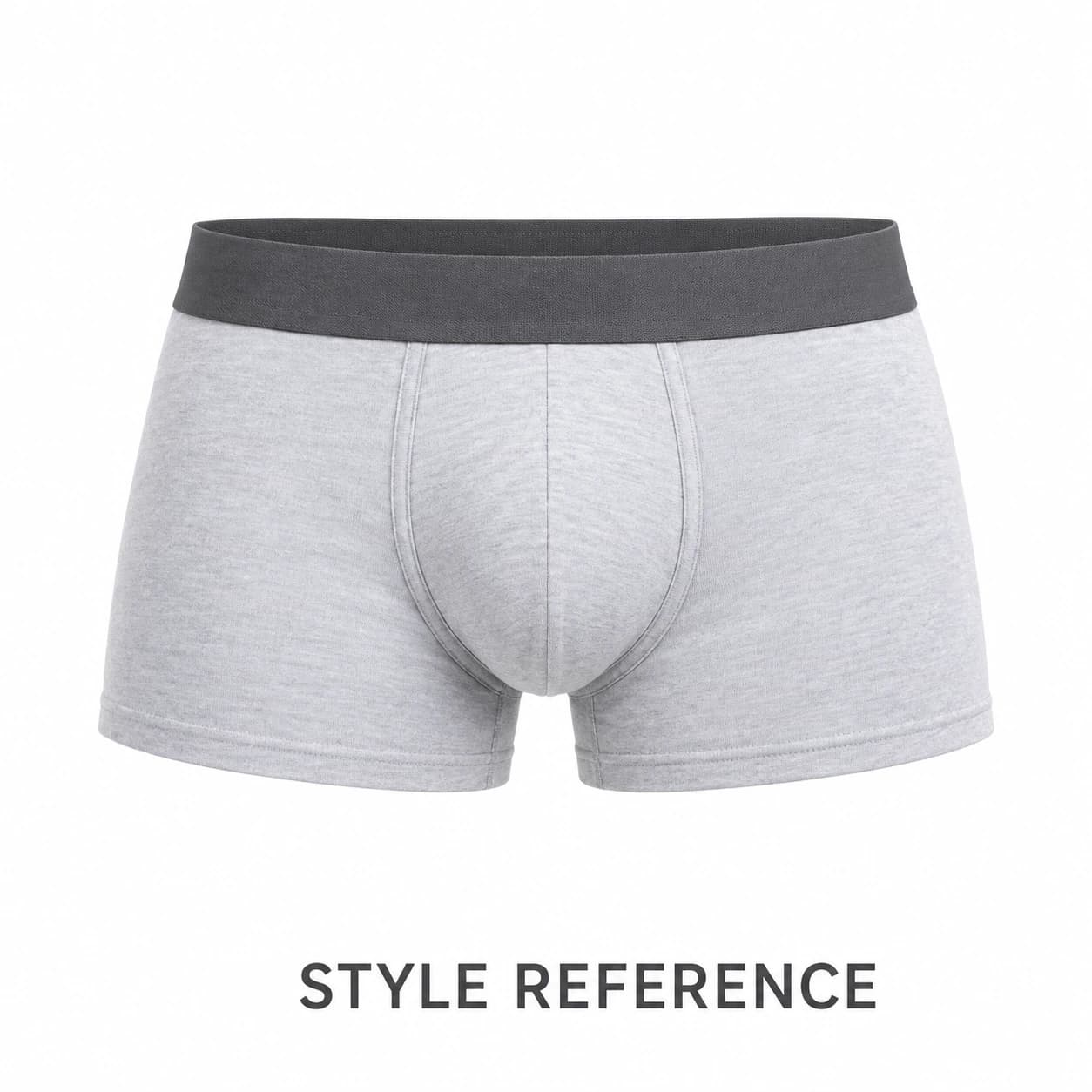 Men's Underwear Low Rise Close Fitting Boxer Briefs Thick Big Size Turnks Shorts — Style reference
