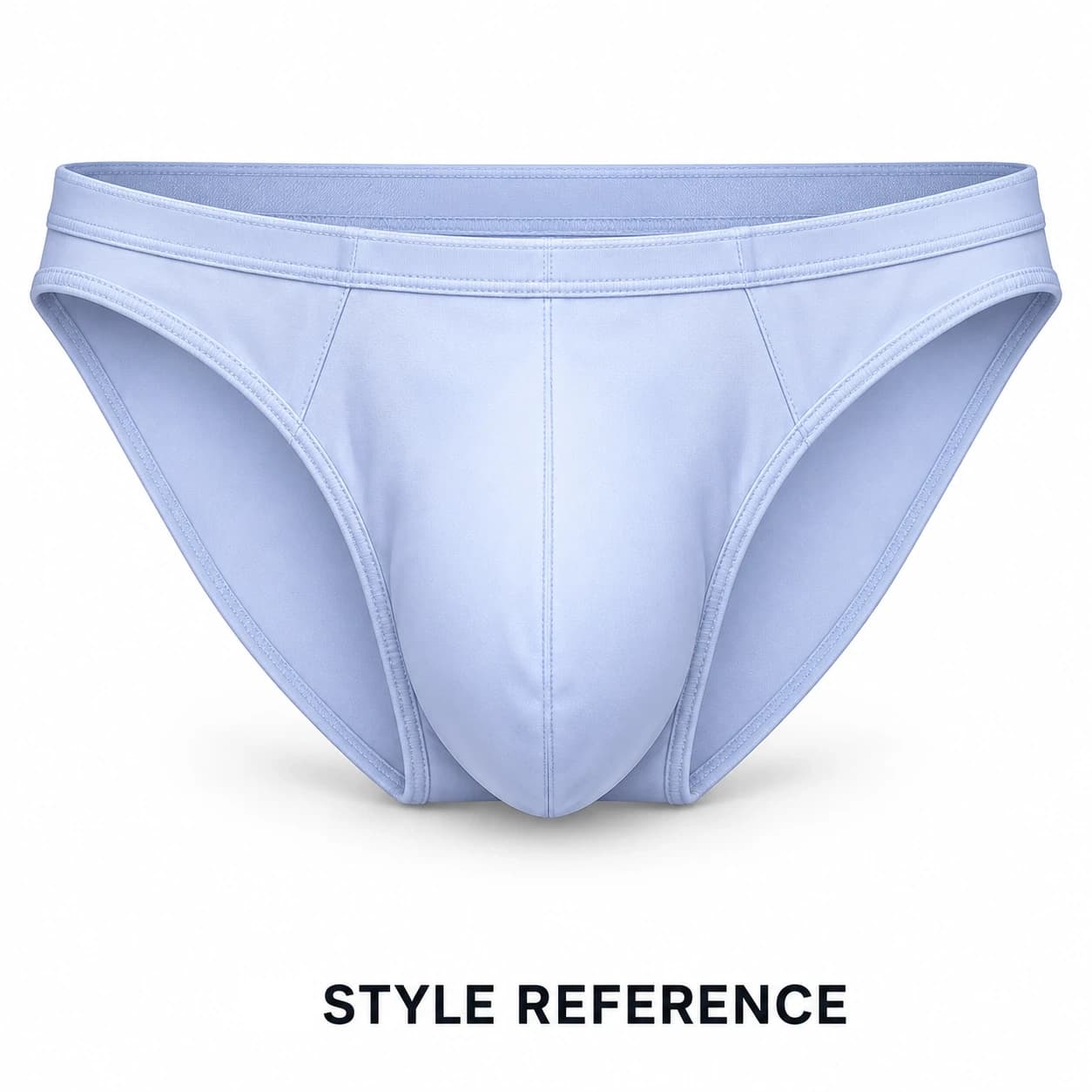 Factory Wholesale Men's Briefs Comfortable High Rise Triangle Pants Solid Color Low Waist Th… — Style reference
