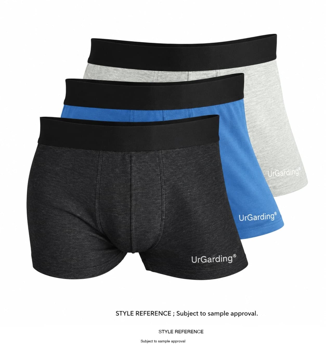 Men's Protection Underwear Man Boxer Briefs with Elastic Waistband — Style reference