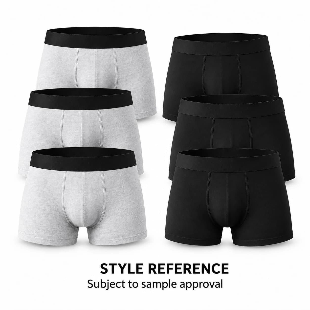 Wholesale Custom Boxer Men's Plus Size Underwear — Style reference
