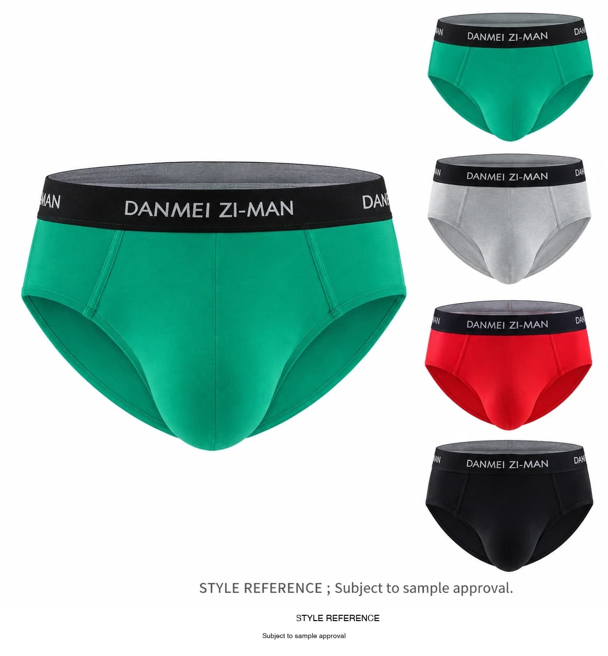 Men's Wholesale custom high elastic boxers brief underwear — Style reference
