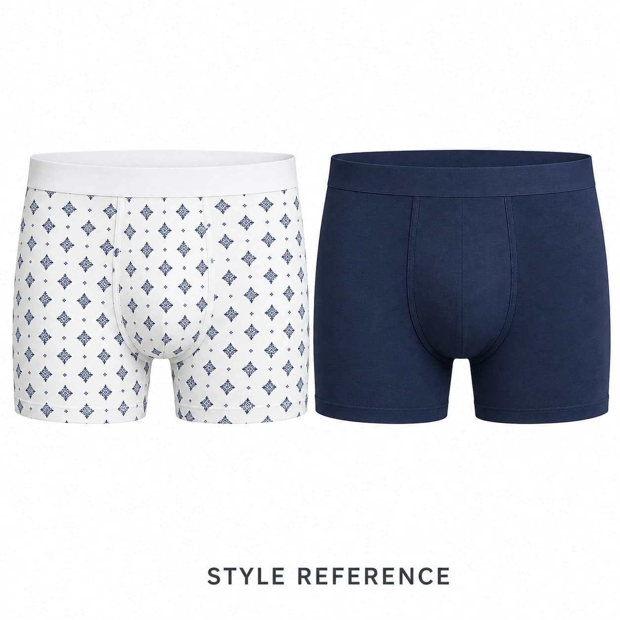 Men's Custom private label branded boys men underwear boxer briefs shorts for the wearing — Style reference