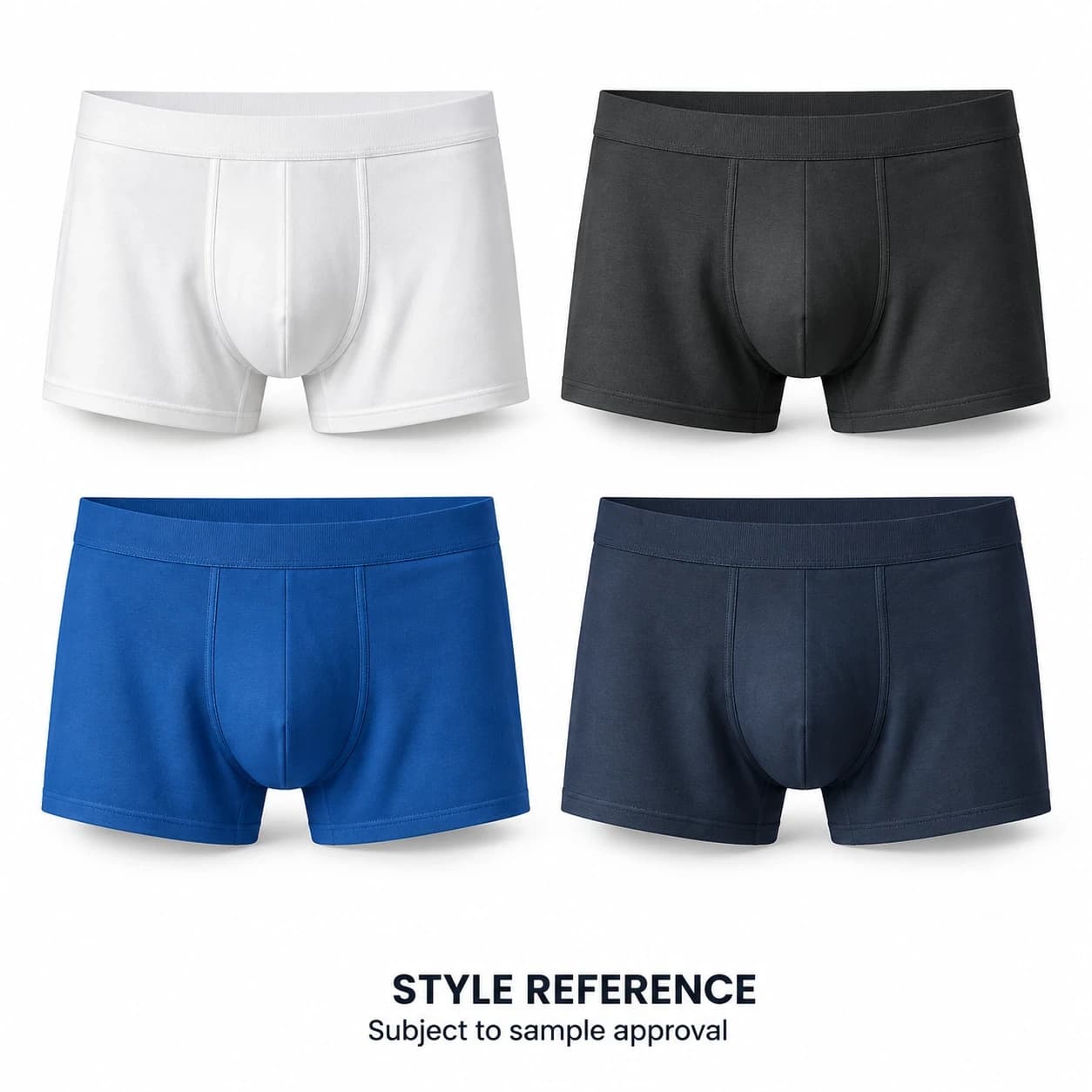 Men's Underwear Custom Logo Men Boxer Briefs Comfortable Boxer Briefs Large Size Boxers fo M… — Style reference
