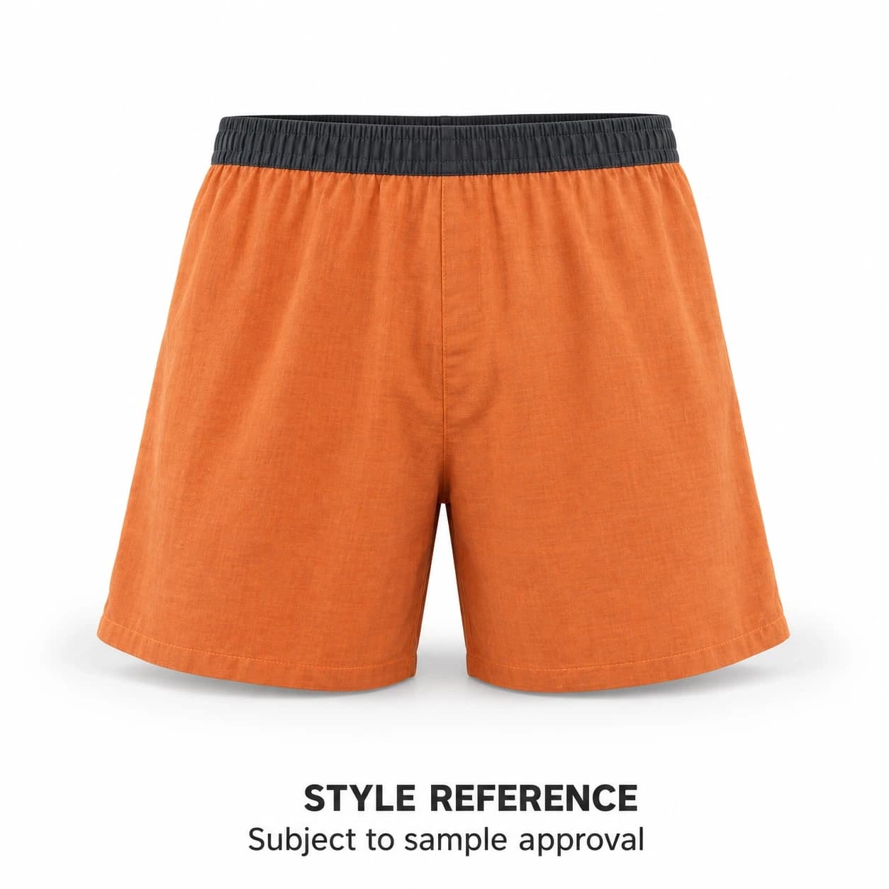 Men's Wholesale OEM LOGO Print Knitted Underwear Boxer Brief with Elastic Waist — Style reference