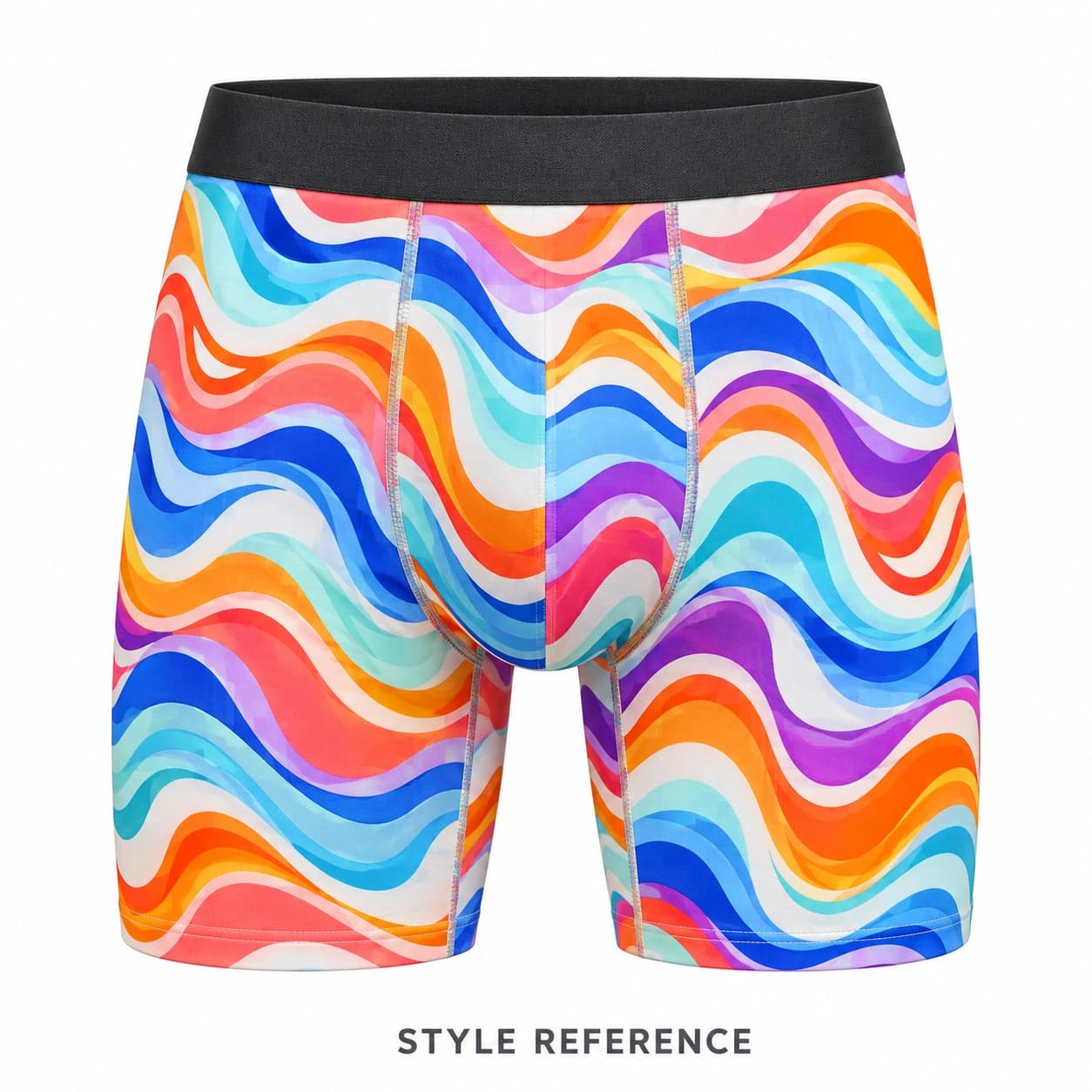 Men's Custom Logo Printed Sporting and Casual Underwear Boxers Briefs — Style reference