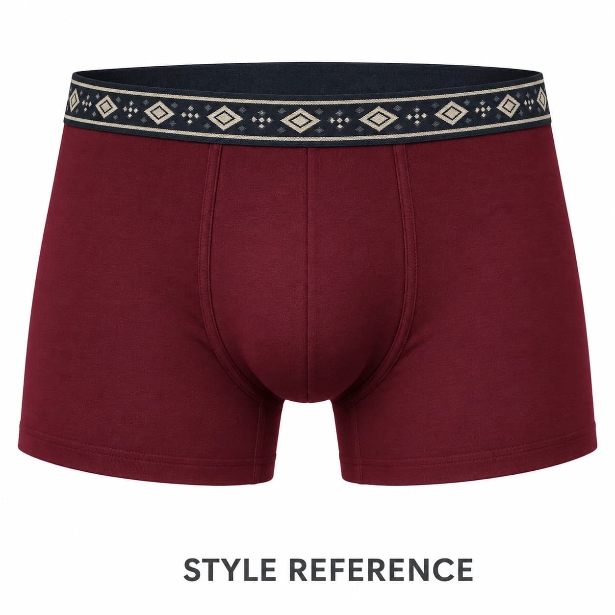 Men's Design logo solid color fashion boxers men briefs underwear underpants — Style reference