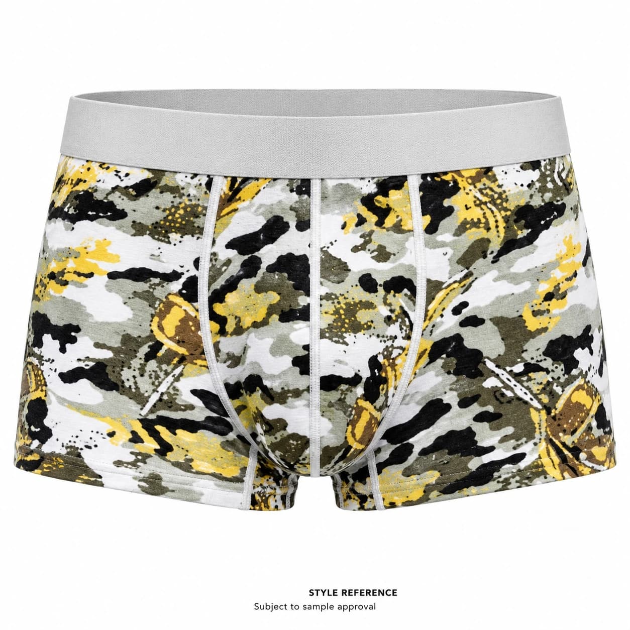 Men's Comfortable soft ice silk man underwear multi-color underpants sports shorts panties — Style reference
