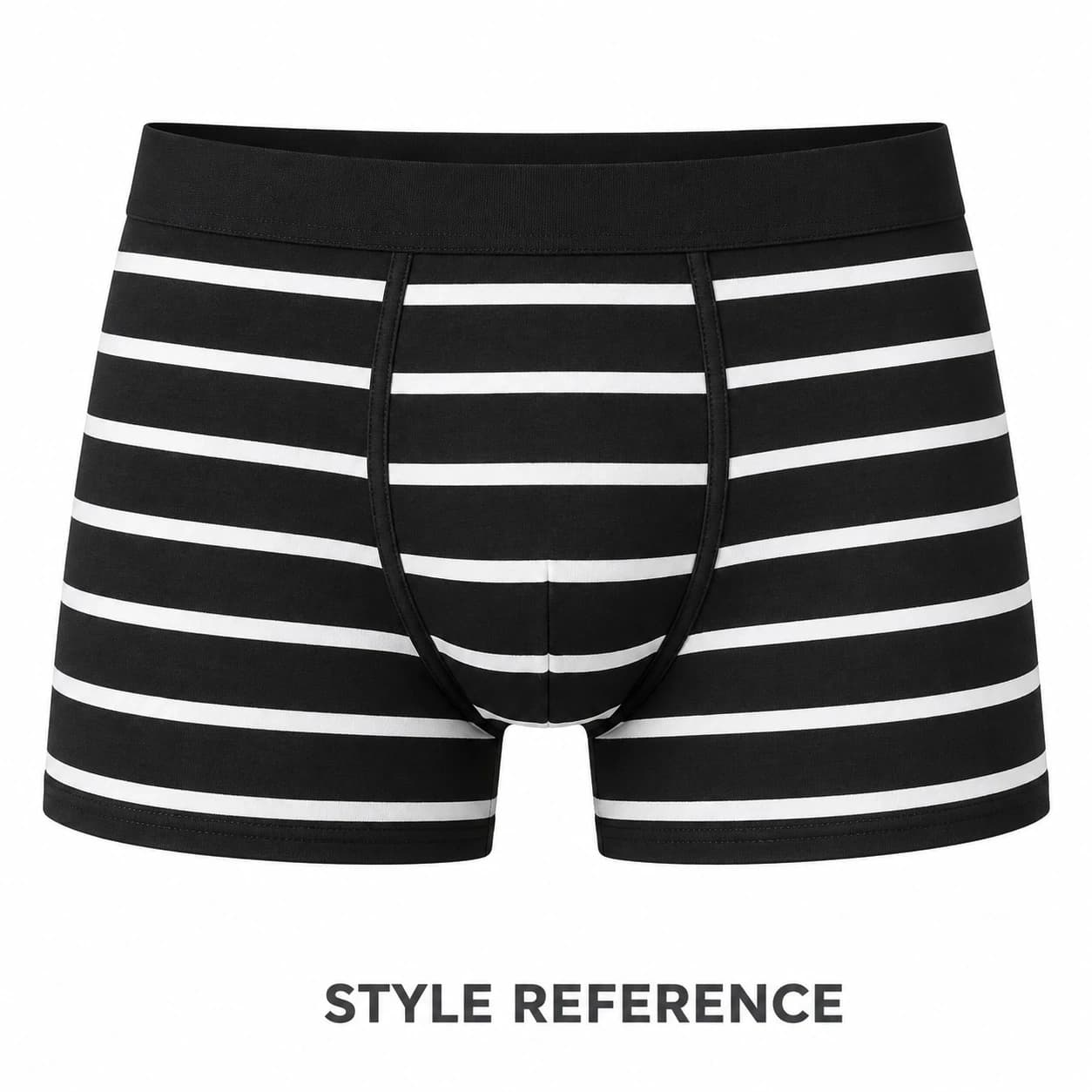 Yarn-dyed Stripes Men's Boxer Briefs Underwear — Style reference