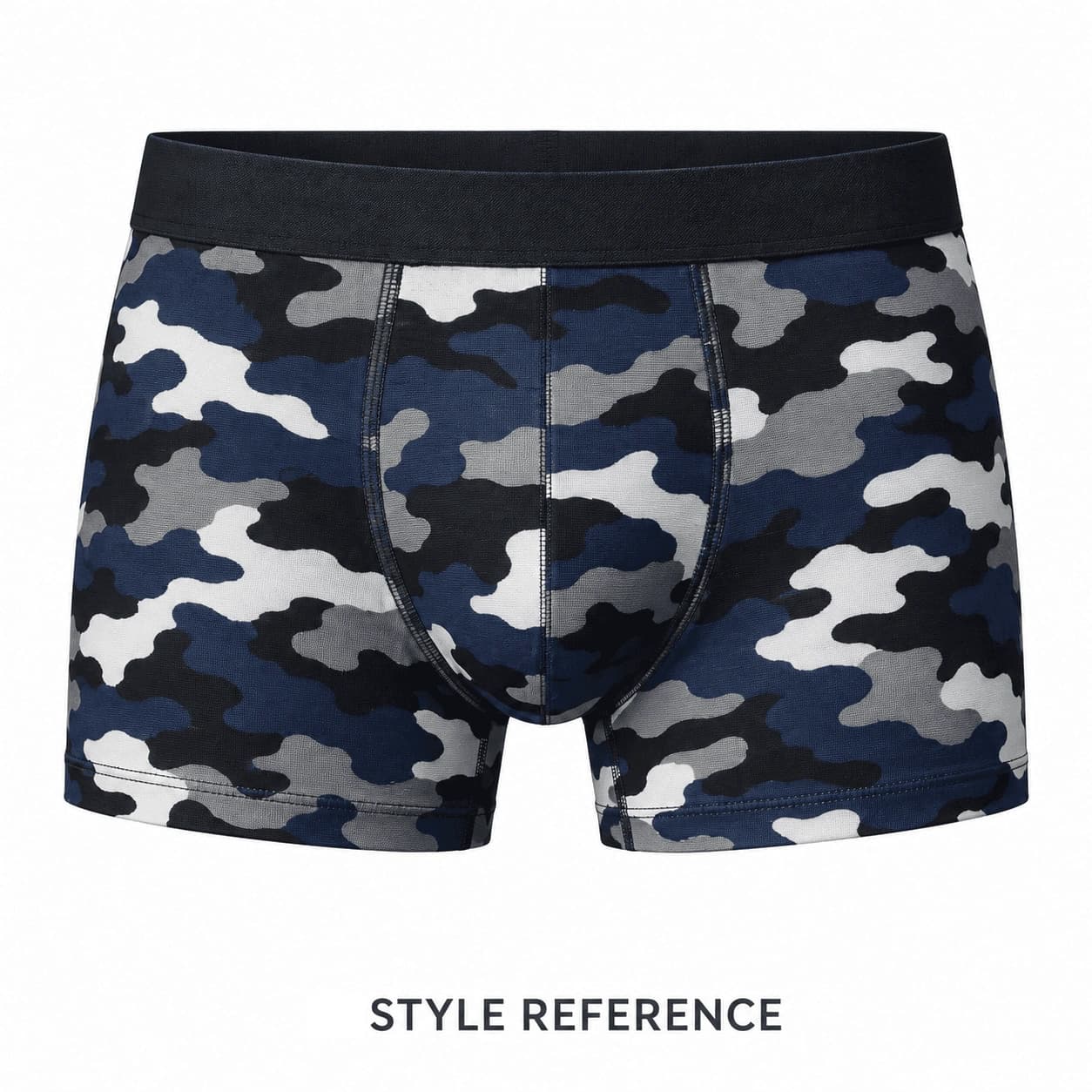 Wholesale Camouflage Random style men's mid waist boxer briefs — Style reference