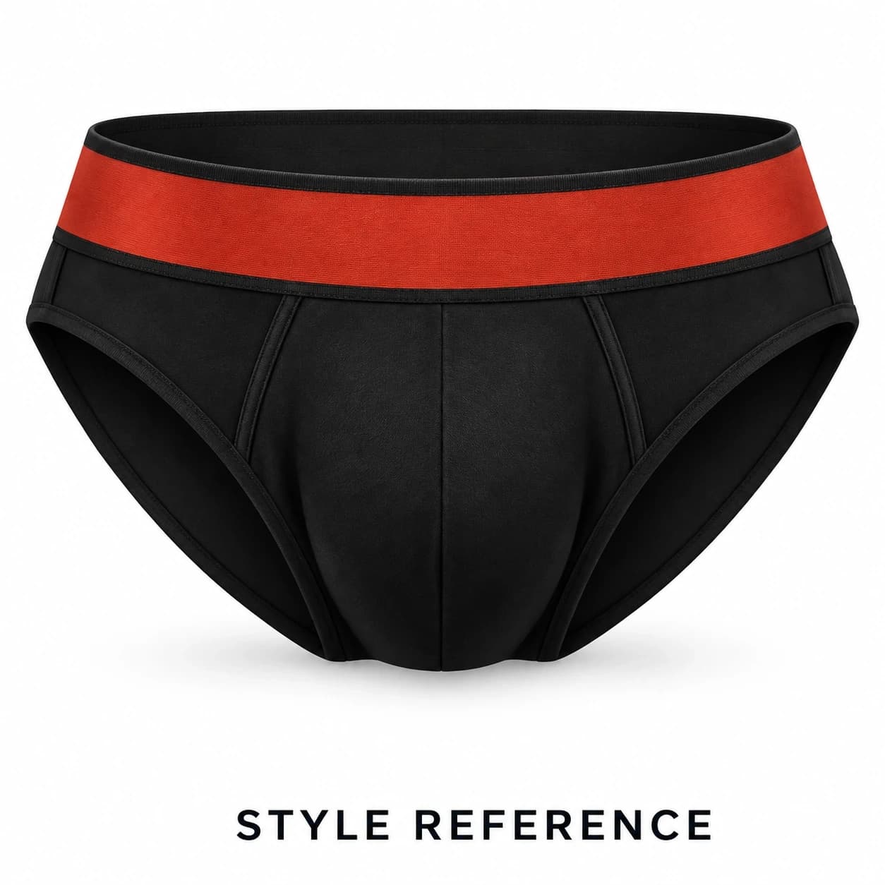 Men's Brand Custom Waistband LOGO man underwear U convex pouch briefs Men Briefs Men underwear — Style reference