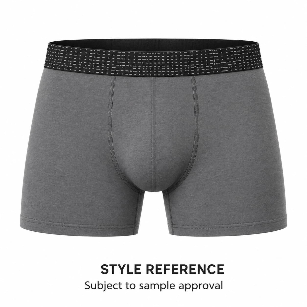 Men's Boxer Briefs with Logo Waistband — Style reference
