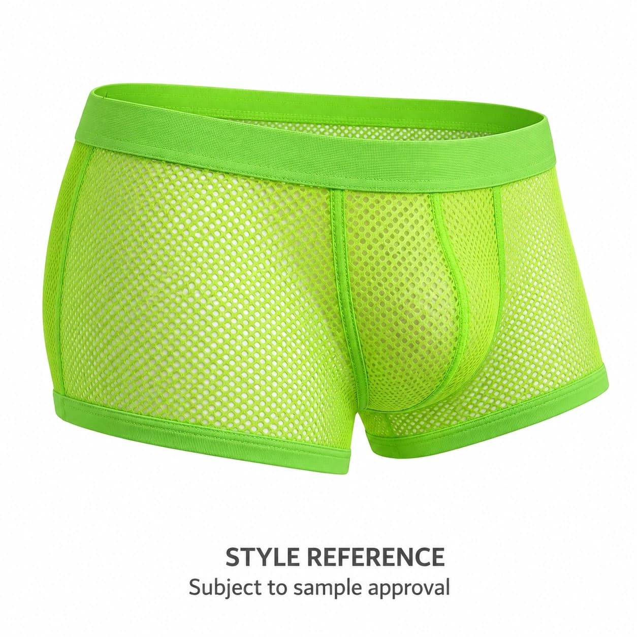New Trendy Sports Underwear Men's Fishnet Mesh Boxers Gay Men Underwear Underpants — Style reference