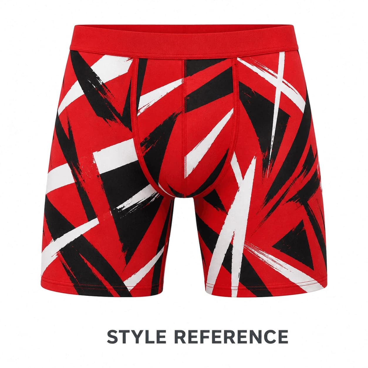 Custom Design Men's Boxers Briefs Underwear Long Leg Pants Are Mainly Nude Without Trace — Style reference