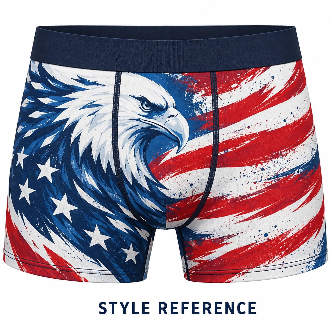 Wholesale Custom Underwear Men'S Printed Boxer Brief — Style reference