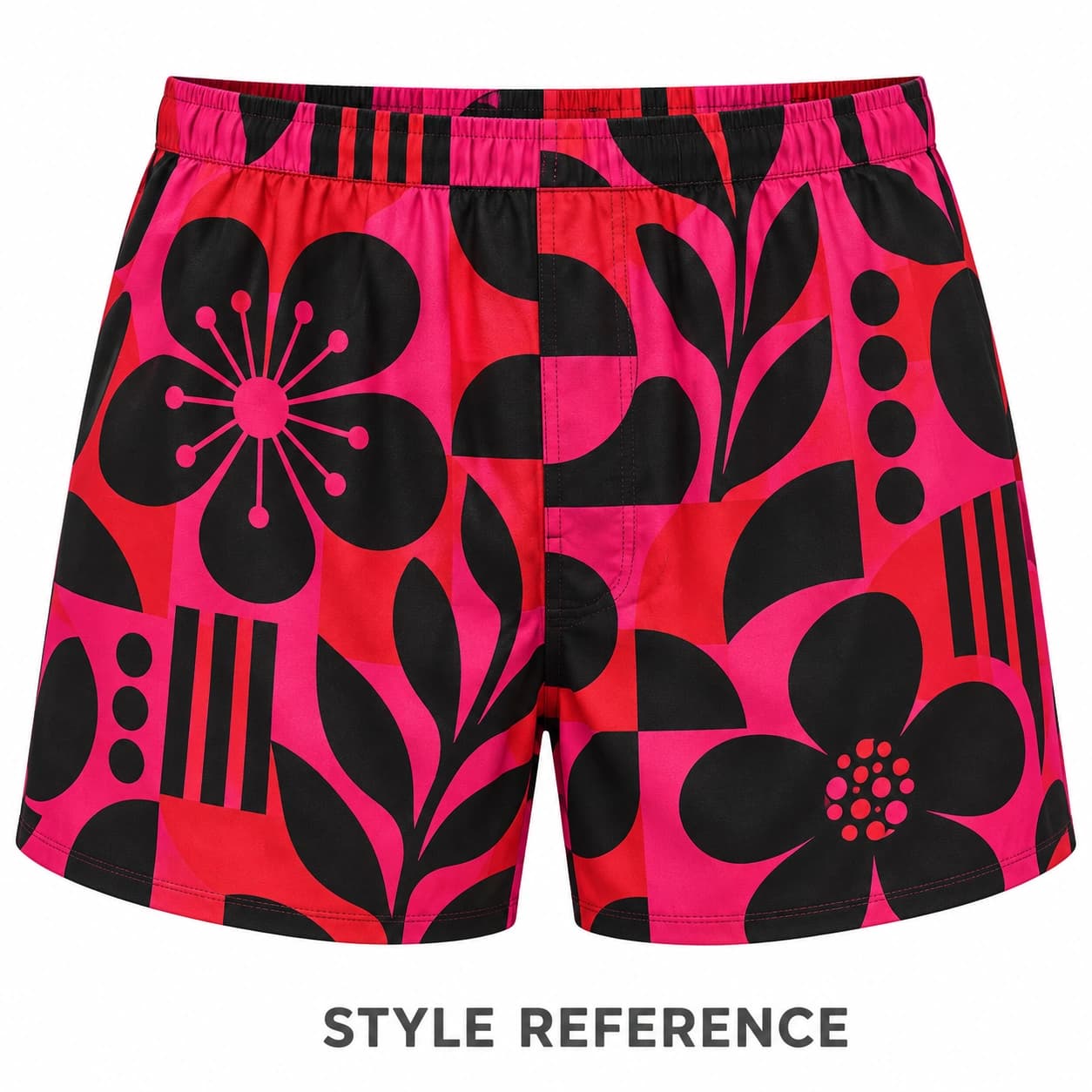 Men's Printing Fashion Comfortable Customizable Pattern Sports Outdoor Boxer Shots — Style reference