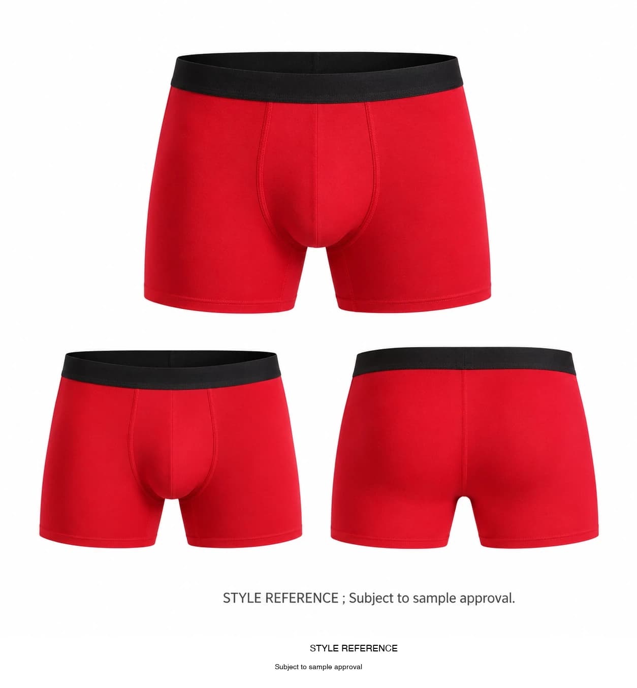 OEM ODM Copper Crotch Comfort Soft Men's Underwear Boxer Briefs — Style reference