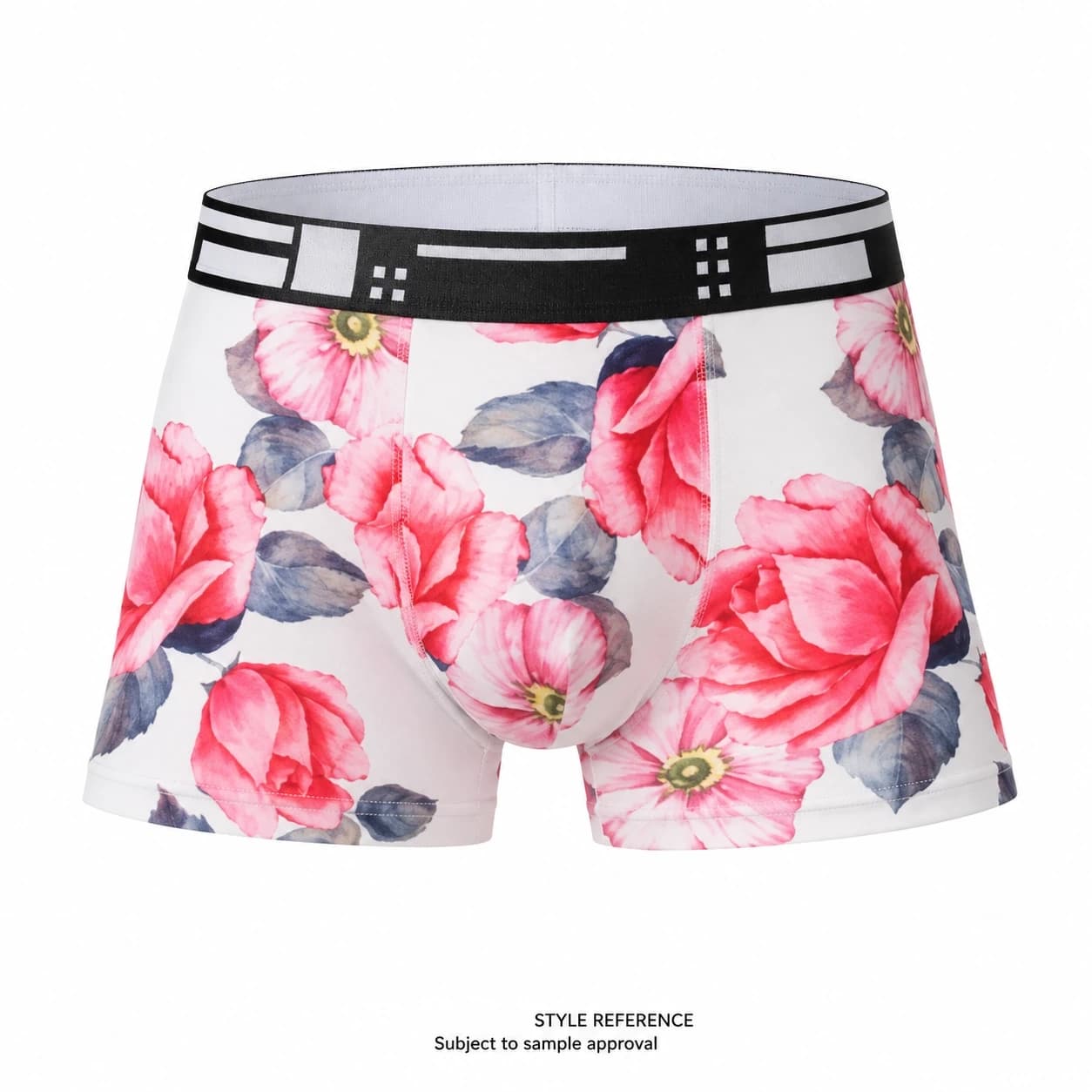 Small Batch Custom Ice Silk Material Fashion Comfortable Sports Men's boxer briefs — Style reference