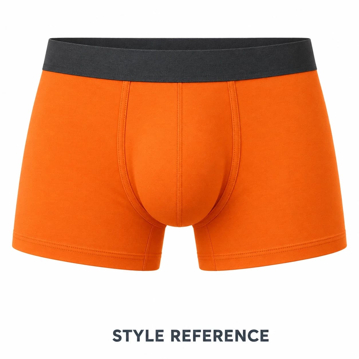 Custom Waistband Logo Solid Men'S Boxer Underwear Men's Briefs Boxers — Style reference