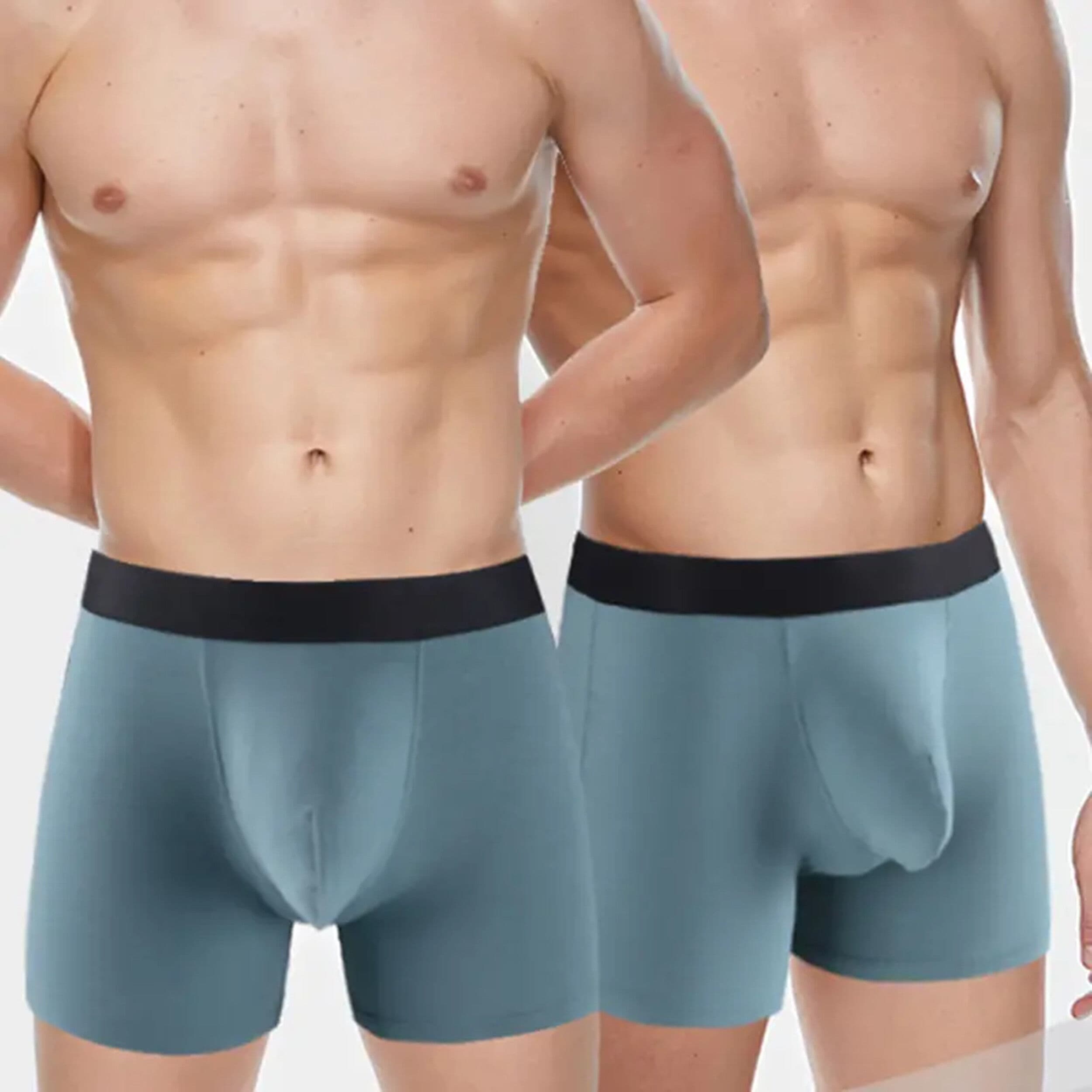 Men's Men Long Boxer Briefs With Pouch Factory Direct Supply Competitive Price Classical Design