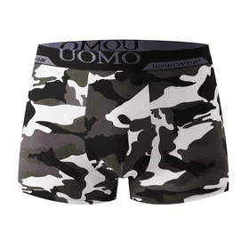 Men's 2024 Wholesale Camouflage Random polyester style men nylon briefs wholesale boxer briefs