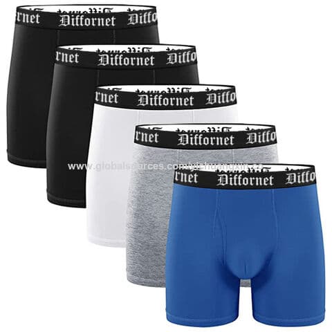Custom Stretch Cotton Men's Underwear Boxers Briefs Shorts Trunks