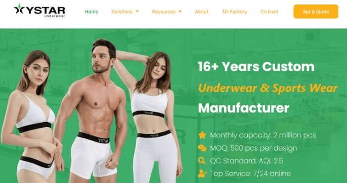 TOP 10 Underwear Manufacturer in Vietnam - Underwear